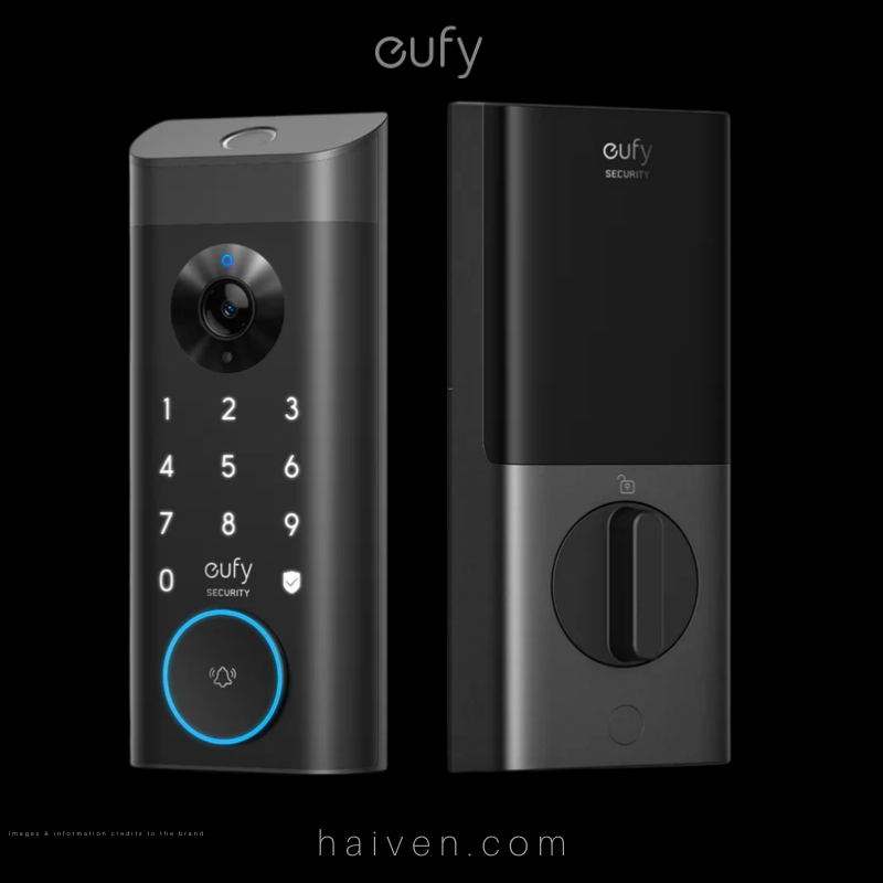 Eufy E330 Video Lock T85311Y1 3-in-1 Smart Door Lock with Camera