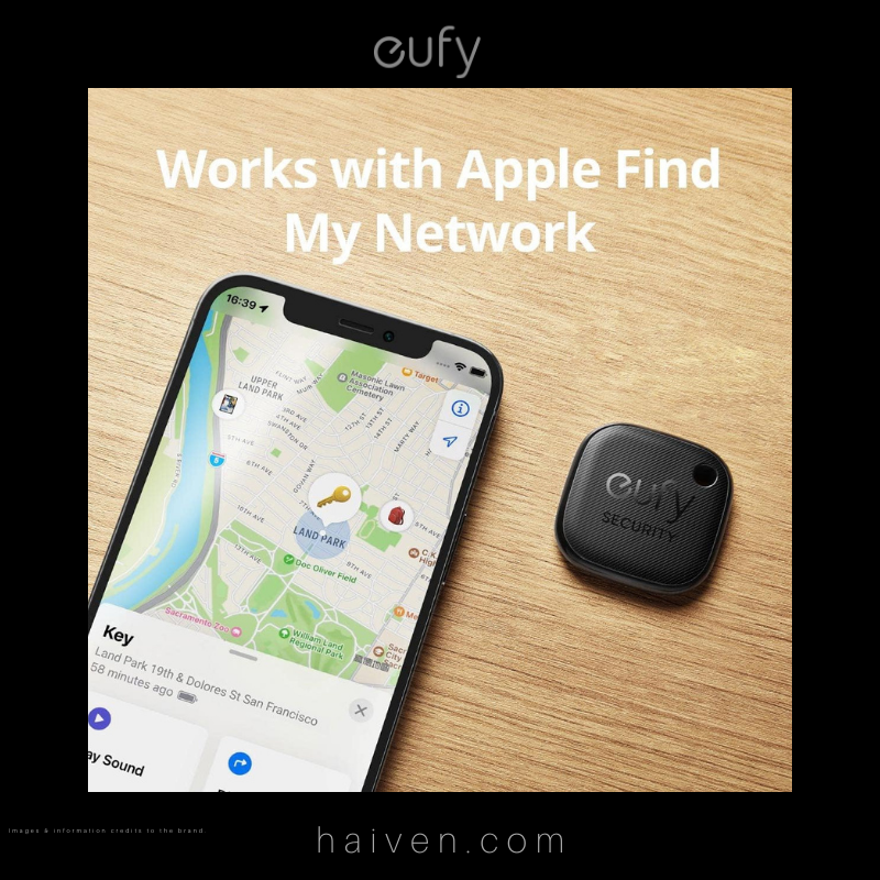 Eufy Smart Tracker T87B0011 Black Bluetooth Tracking Tag