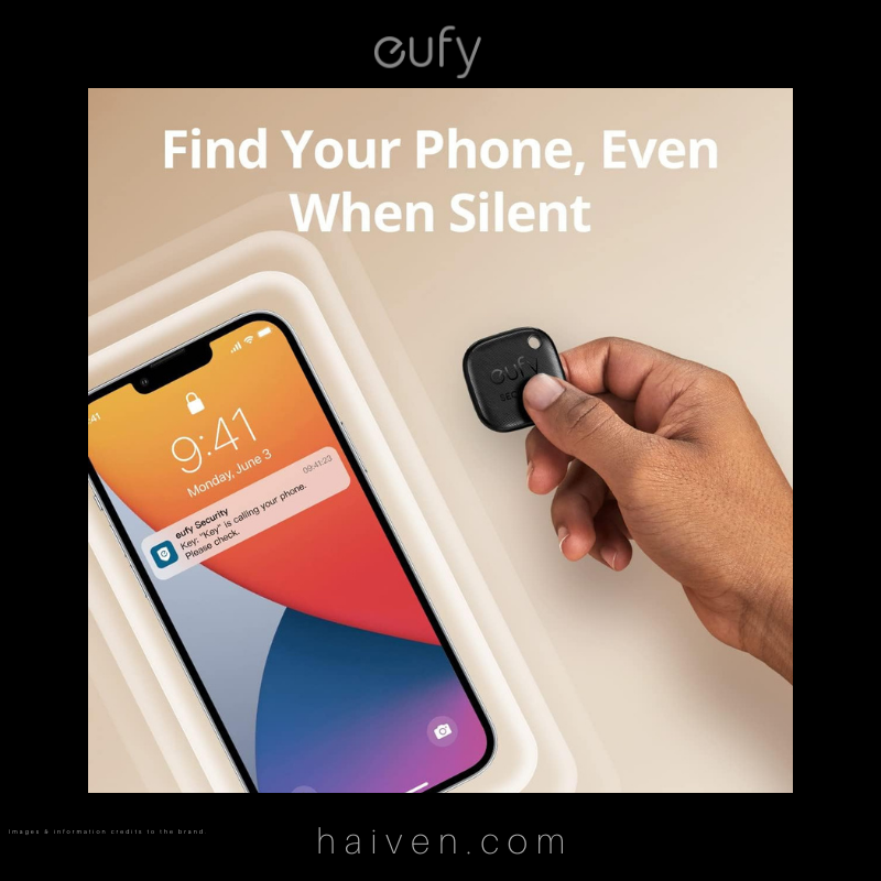 Eufy Smart Tracker T87B0011 Black Bluetooth Tracking Tag