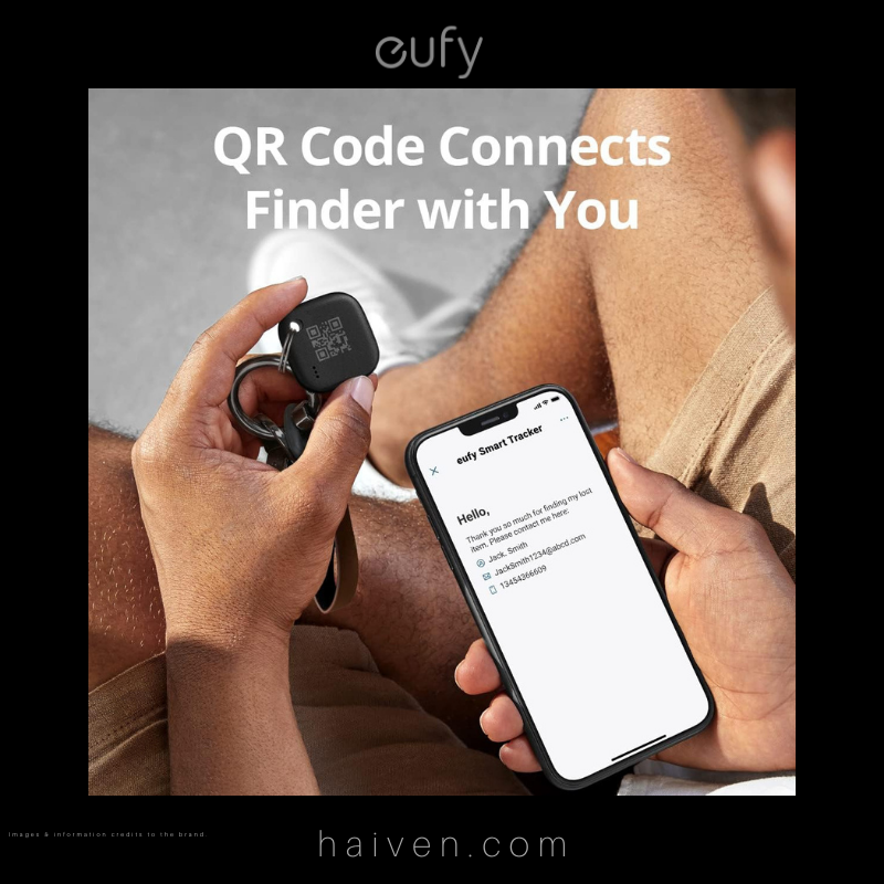 Eufy Smart Tracker T87B0011 Black Bluetooth Tracking Tag