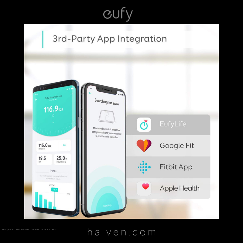 Eufy Smart Scale C1 T9146K15 Blue Digital Body Weight Scale