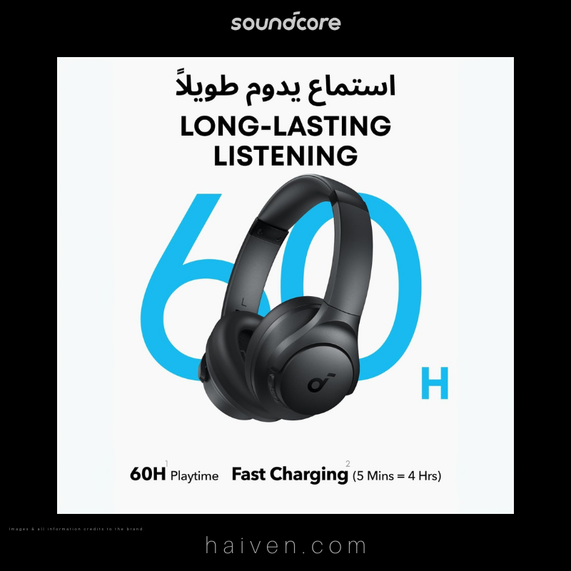 Soundcore Q11i A3005HA1 Black Wireless Over-Ear Headphones