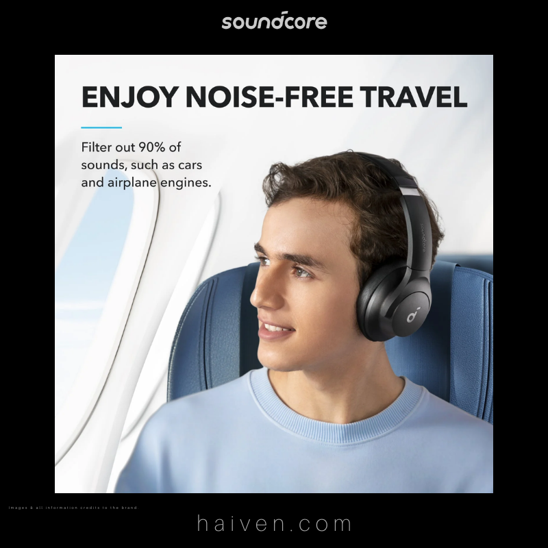 Soundcore Q20i A3004H12 Black Wireless Over-Ear Headphones