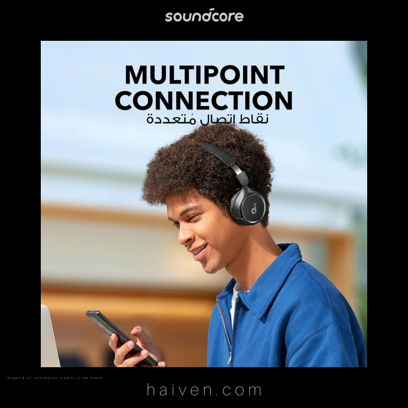 Soundcore H30i A3012H11 Black Wireless On-Ear Headphones