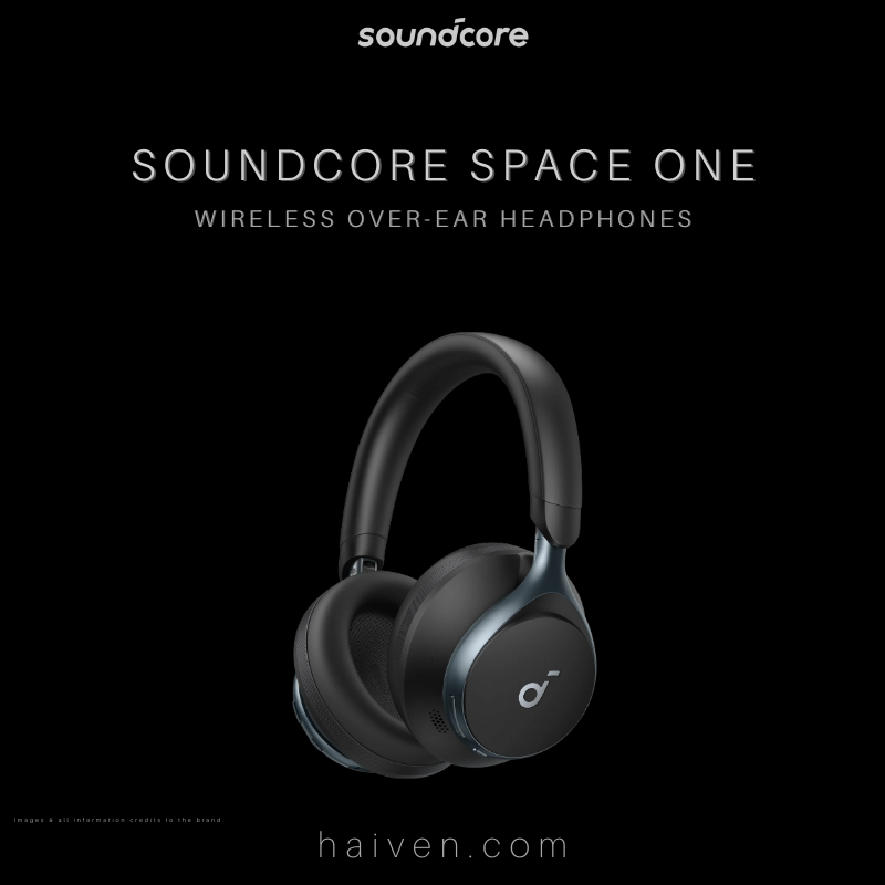 Soundcore Space One A3035011 Black Wireless Over-Ear Headphones