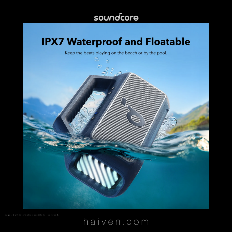 Soundcore Boom 2 A3138011 Black Portable Bluetooth Speaker