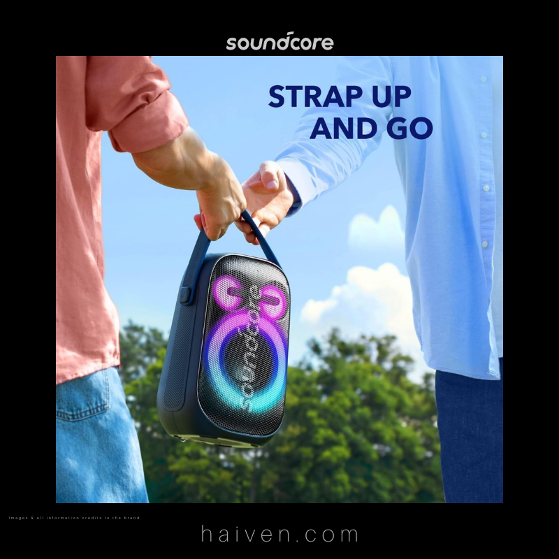 Soundcore Rave Neo 2 A33A1Z11 Black Portable Party Speaker