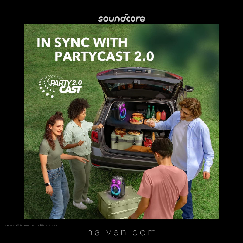 Soundcore Rave Neo 2 A33A1Z11 Black Portable Party Speaker