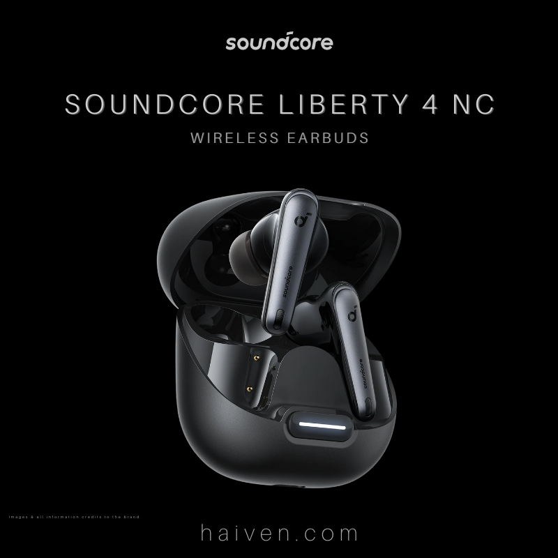 Soundcore Liberty 4 NC A3947H11 Black Wireless Earbuds