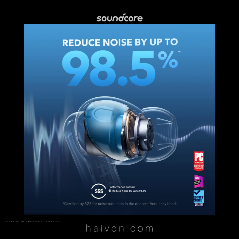 Soundcore Liberty 4 NC A3947H11 Black Wireless Earbuds