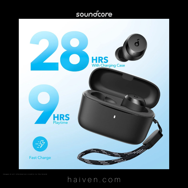 Soundcore A20i A3948H12 Black Wireless Earbuds