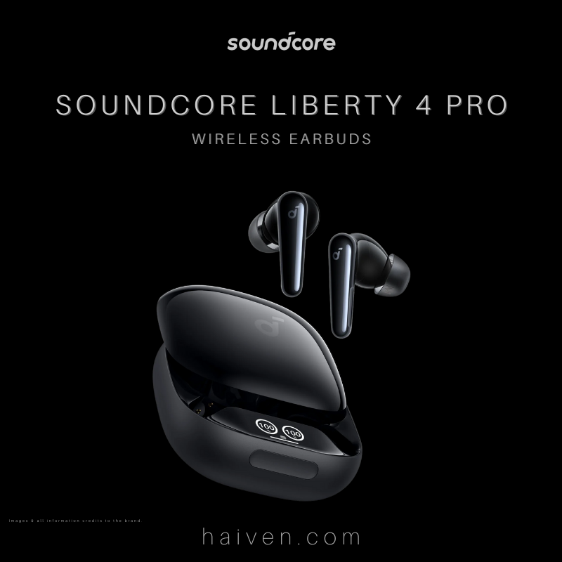 Soundcore Liberty 4 Pro A3954H11 Black Wireless Earbuds