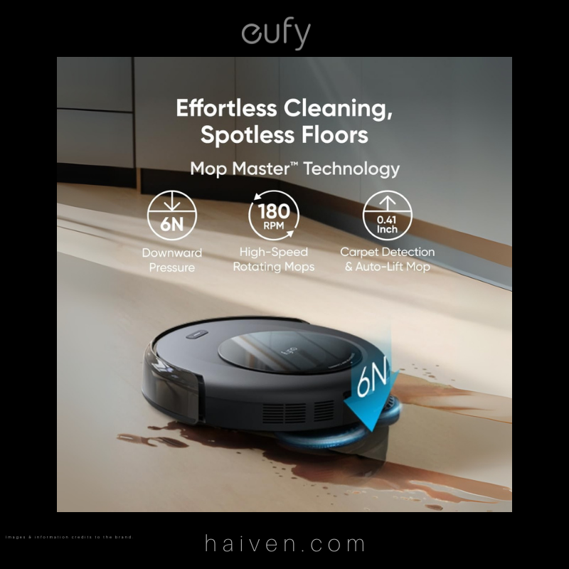 Eufy Robot Vacuum Omni C20 T2280V11 Black