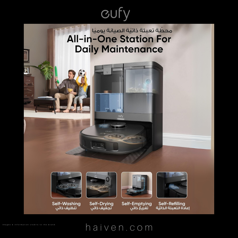 Eufy X10 Pro Omni Robot Vacuum Cleaner Black