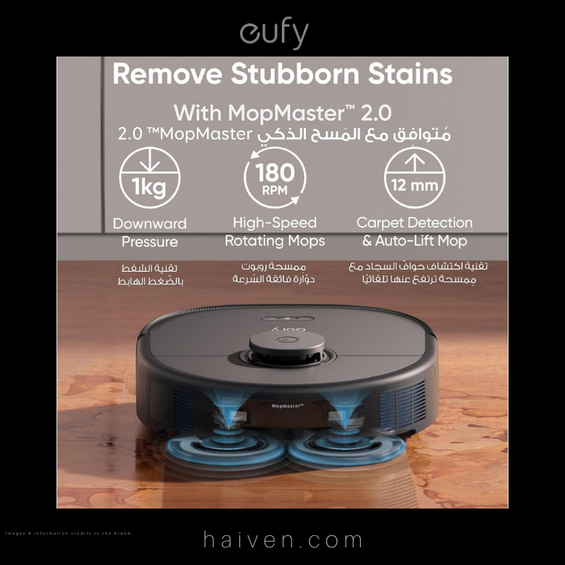 Eufy X10 Pro Omni Robot Vacuum Cleaner Black