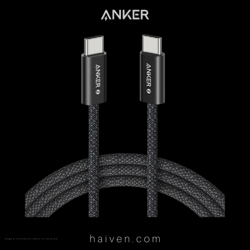 Anker Cable A8060H12 240W 6ft Dirt-Resistant Black