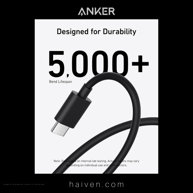 Anker Charger B2656K21 25W with USB-C Cable White