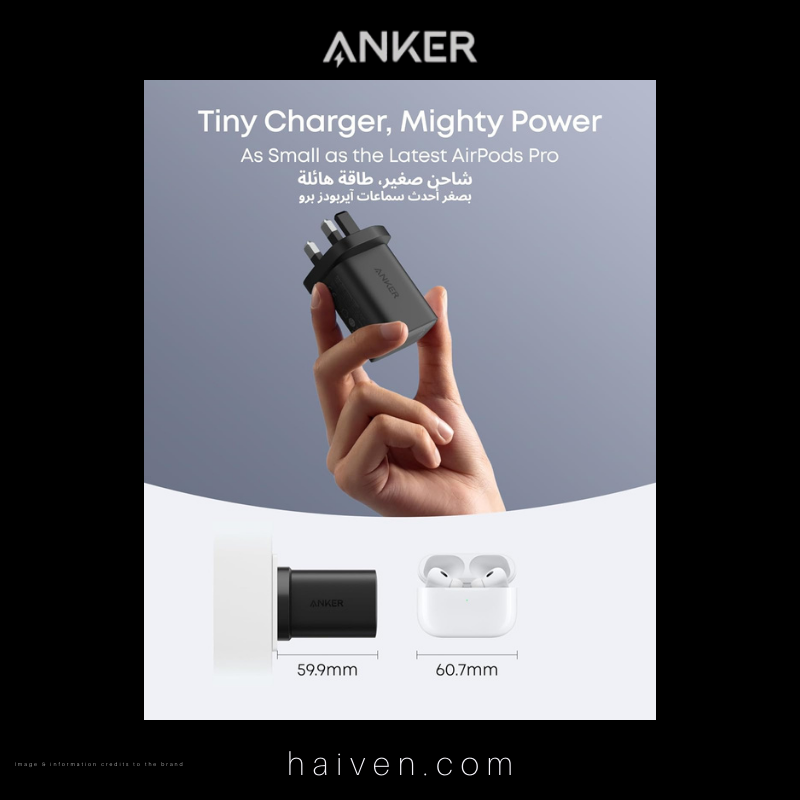 Anker Nano Charger 100W 6ft USB-C to USB-C Cable Black