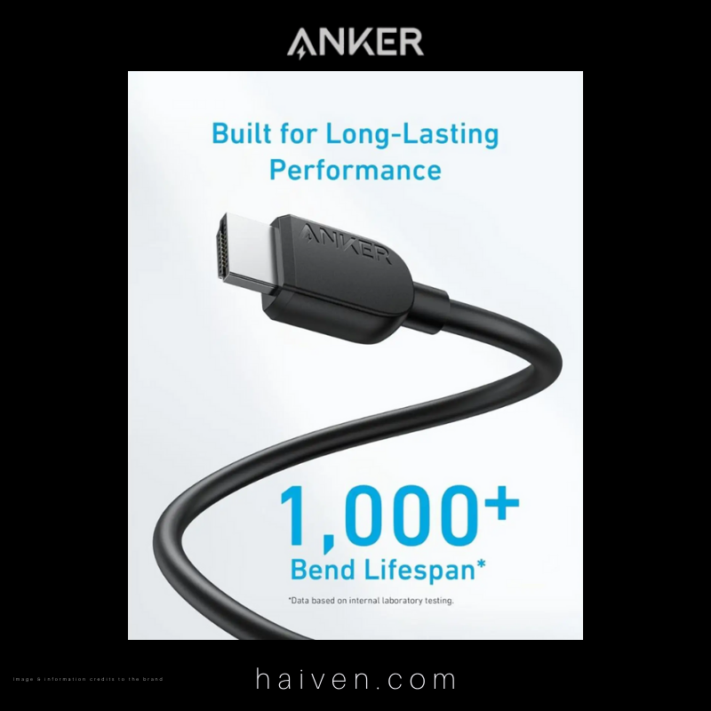 Anker Cable A8742H11 HDMI 6ft 8K Black