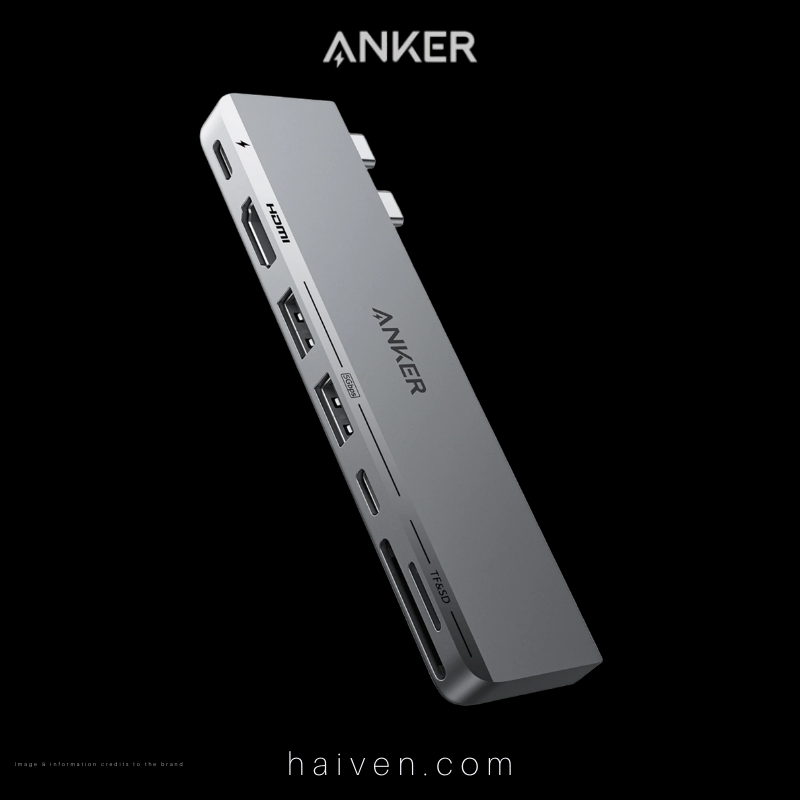 Anker 547 USB-C Hub A8354HA1 7-in-2 Gray
