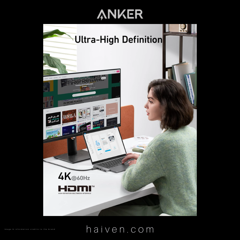 Anker 547 USB-C Hub A8354HA1 7-in-2 Gray