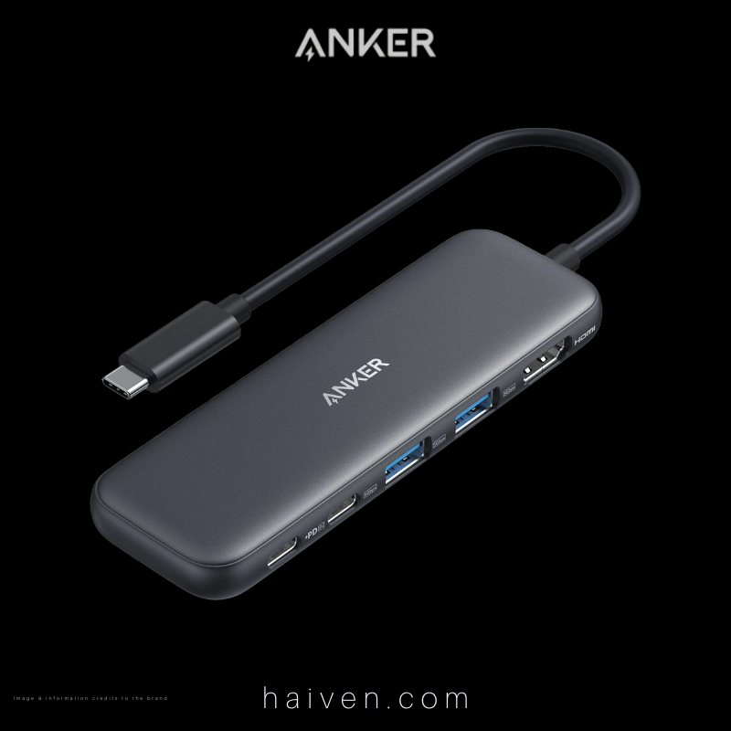 Anker 332 USB-C Hub A8355H11 5-in-1 Black