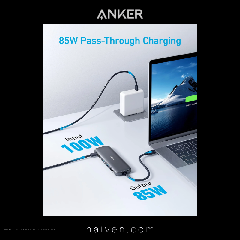 Anker 332 USB-C Hub A8355H11 5-in-1 Black