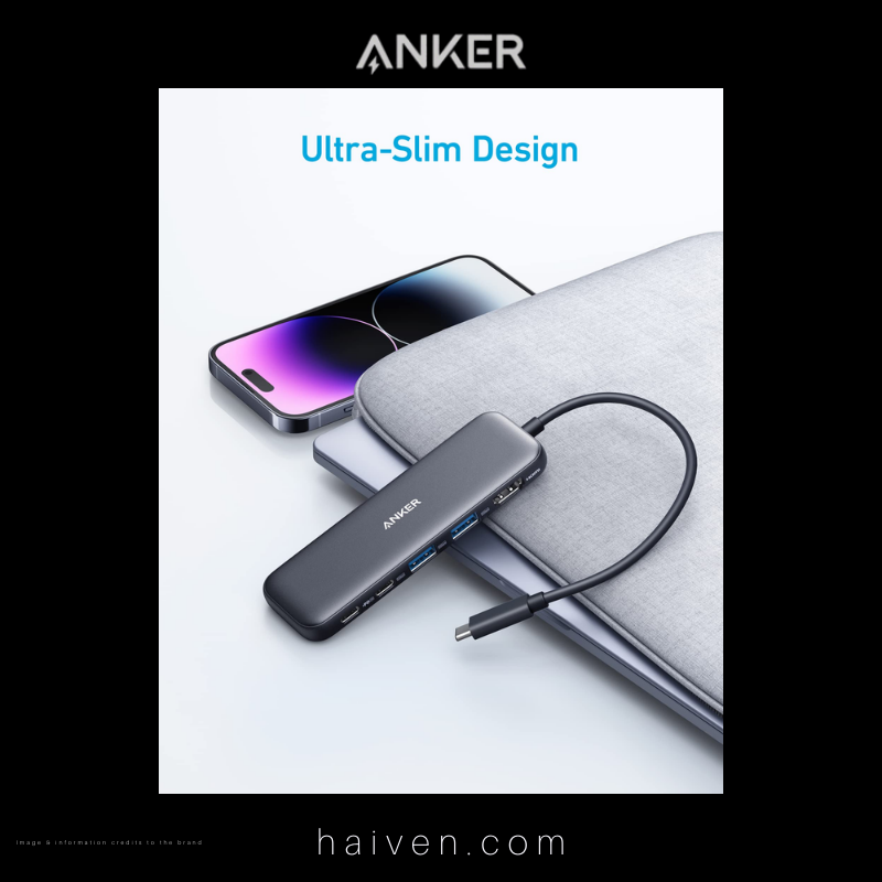 Anker 332 USB-C Hub A8355H11 5-in-1 Black