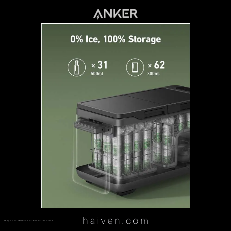 Anker Powered Cooler A17A12M1 40L Green