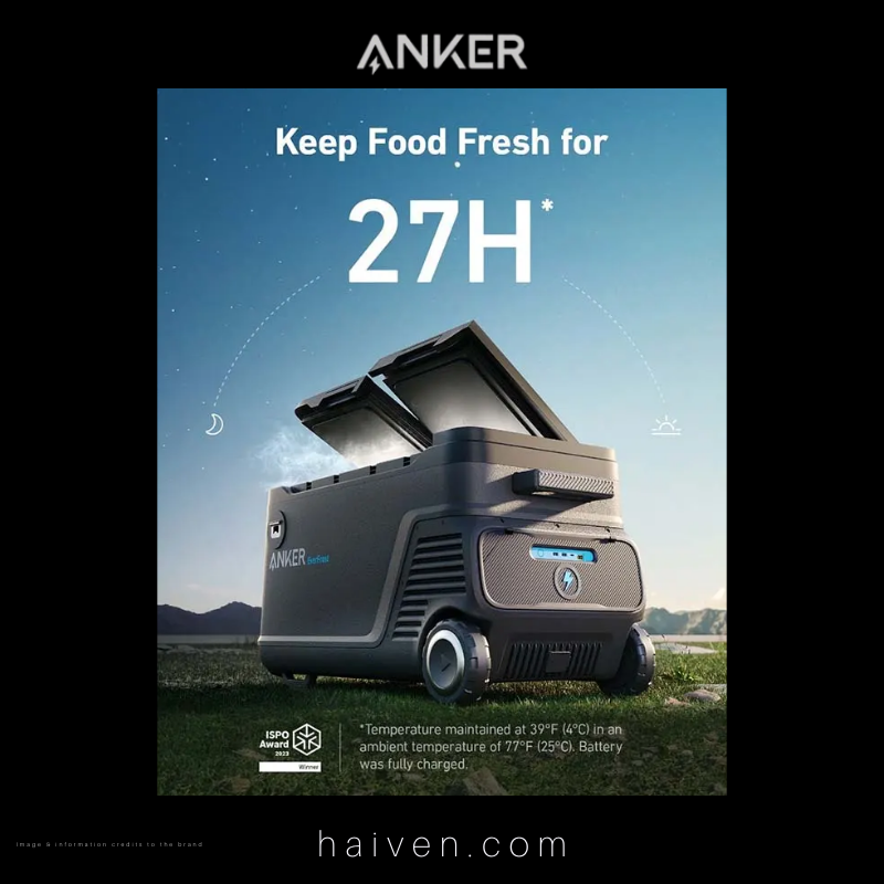 Anker Powered Cooler A17A22M1 50L Green