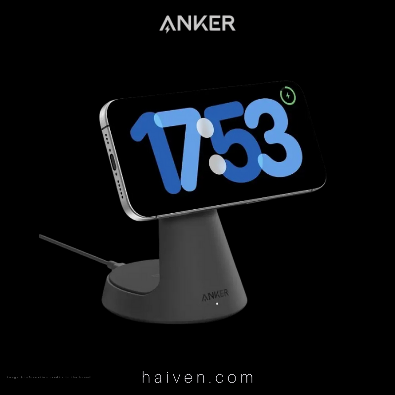 Anker MagGo Wireless Charger A25M7H11 2-in-1 Black