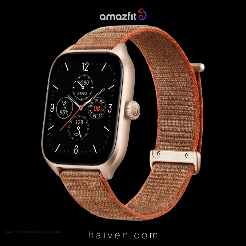 Amazfit GTS 4 Smart Watch Brown