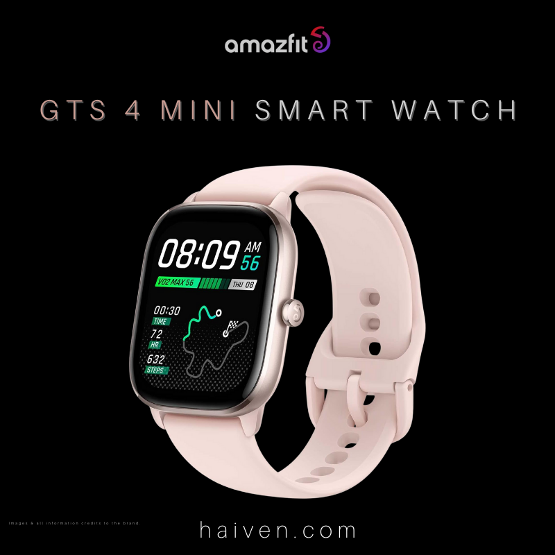 Amazfit GTS 4 Mini Smart Watch Pink