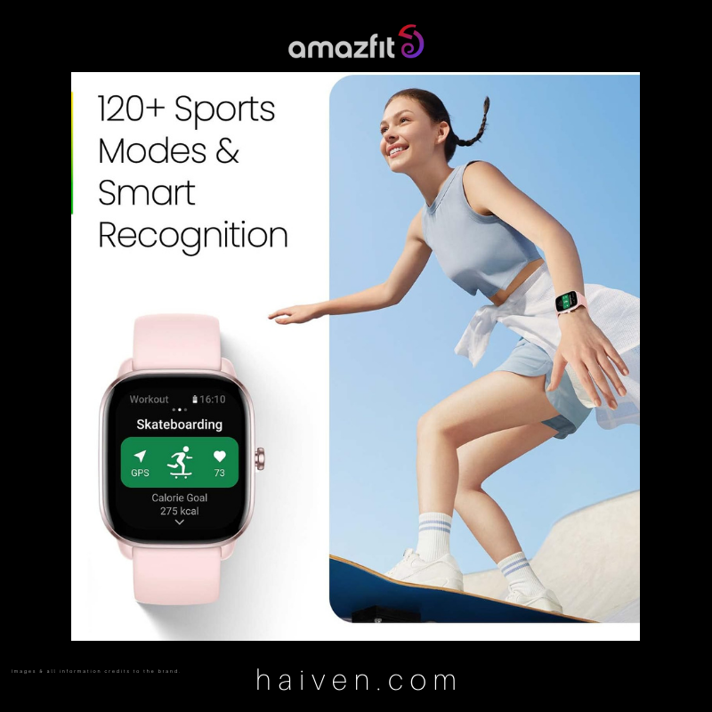 Amazfit GTS 4 Mini Smart Watch Pink