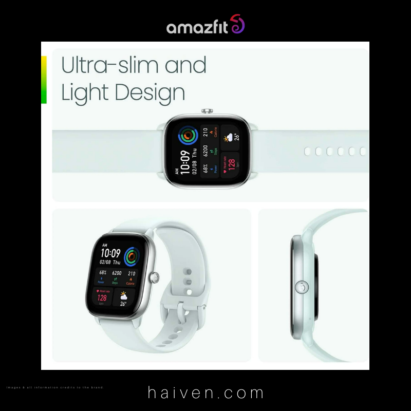 Amazfit GTS 4 Mini Smart Watch Blue