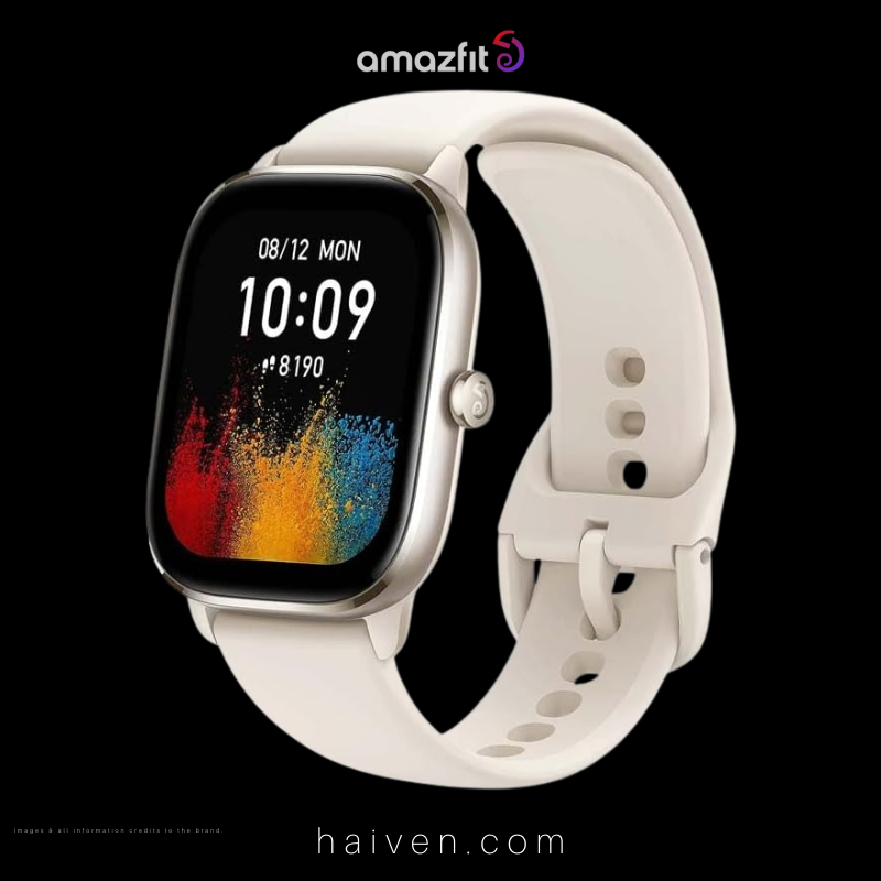 Amazfit GTS 4 Mini Smart Watch White