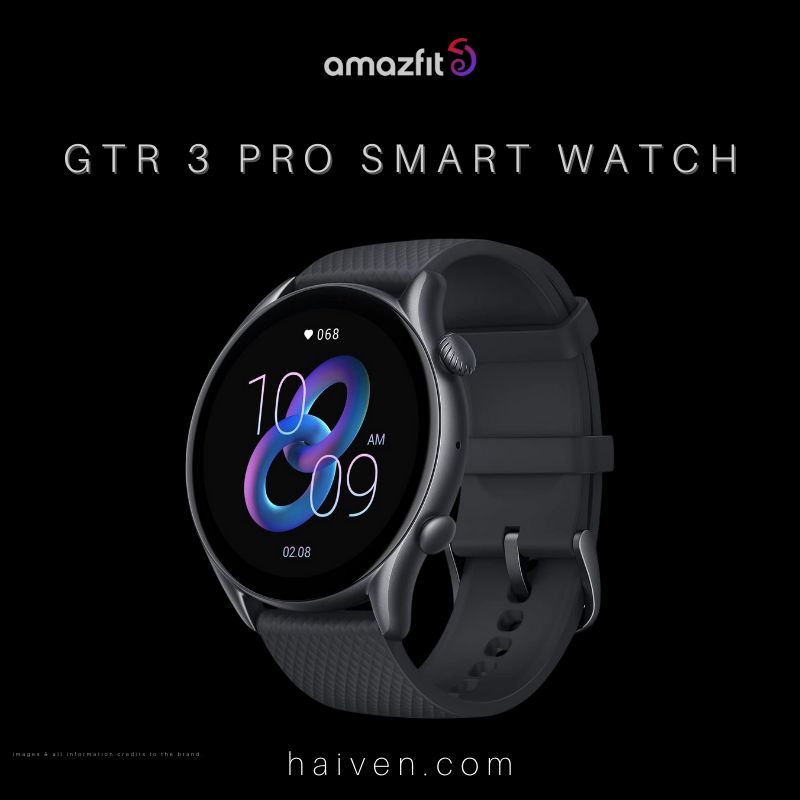 Amazfit GTR 3 Pro Smart Watch Black