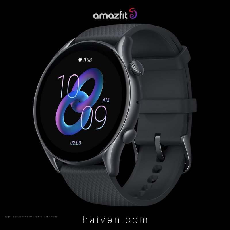 Amazfit GTR 3 Pro Smart Watch Black