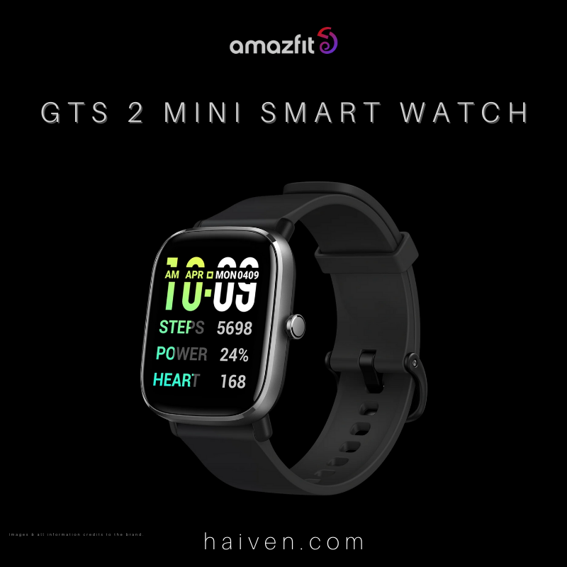 Amazfit GTS 2 Mini Smart Watch Black
