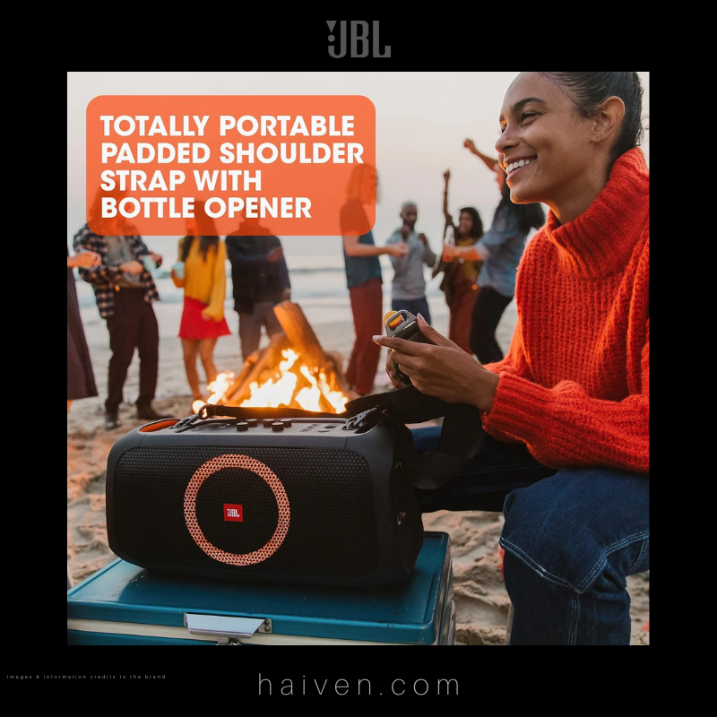 JBL PartyBox On-The-Go Portable Bluetooth Party Speaker Black