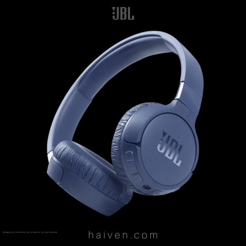 JBL T660 Noise Cancelling Wireless Headphones Blue