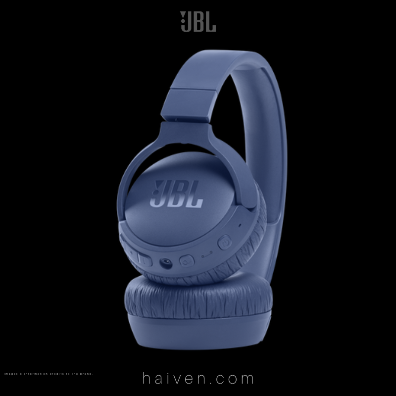 JBL T660 Noise Cancelling Wireless Headphones Blue
