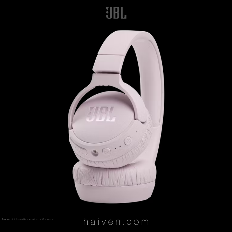 JBL T660 Noise Cancelling Wireless Headphones Pink