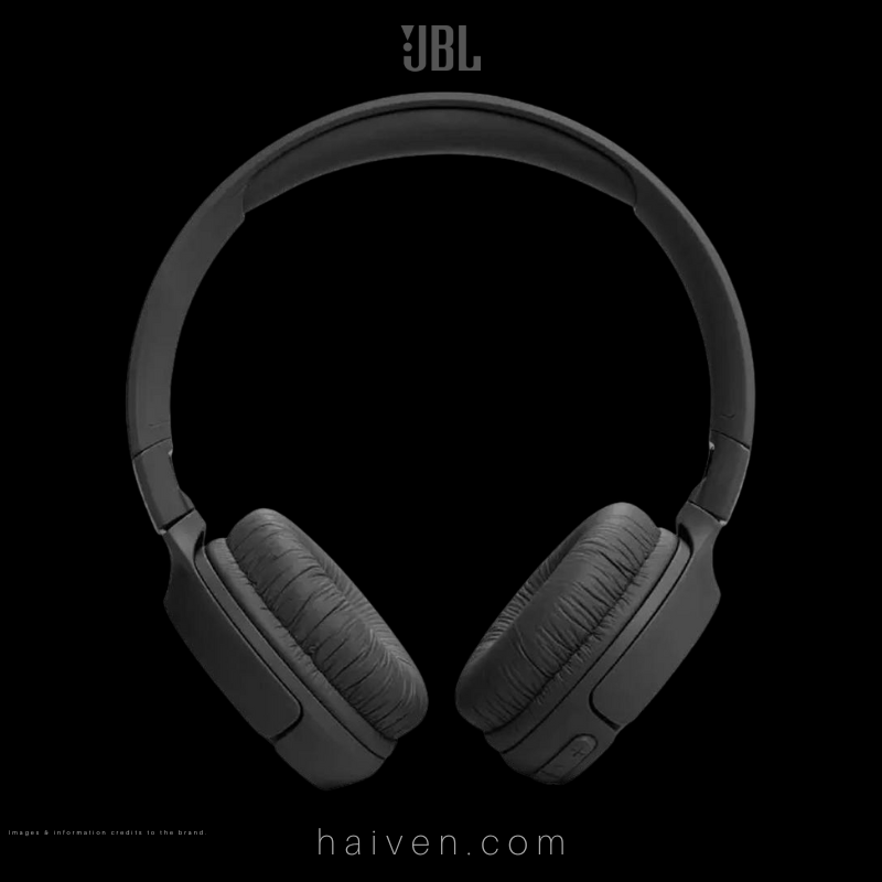 JBL T510 Wireless On-Ear Headphones with Mic Black