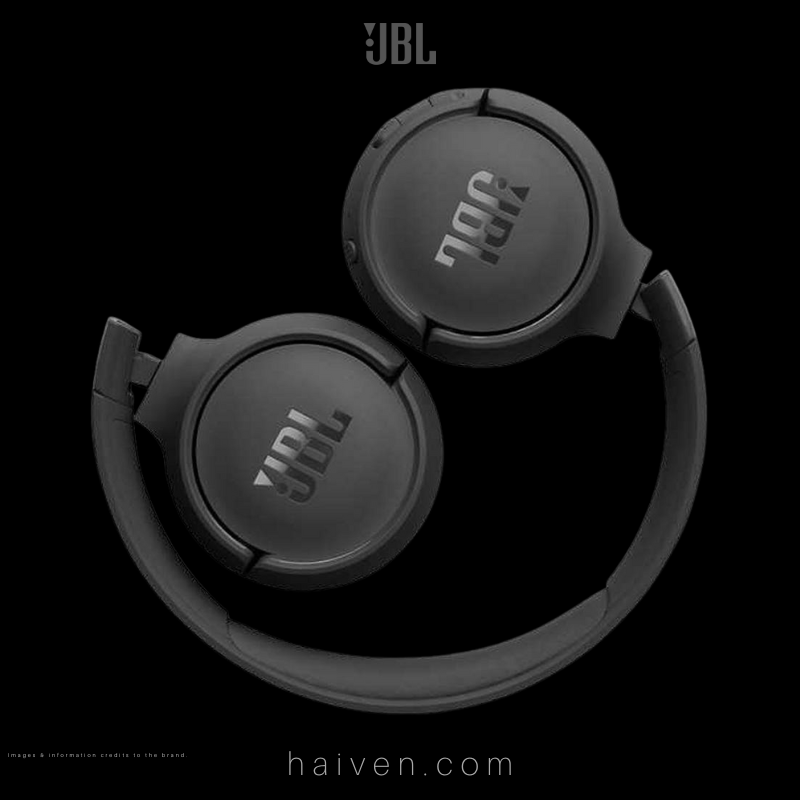 JBL T510 Wireless On-Ear Headphones with Mic Black