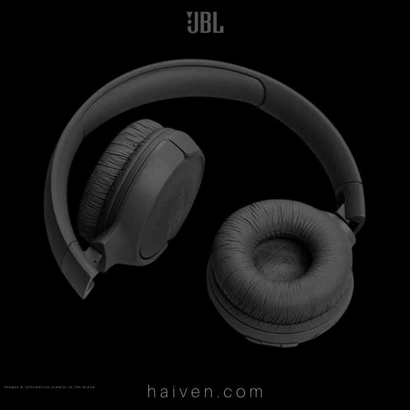 JBL T510 Wireless On-Ear Headphones with Mic Black