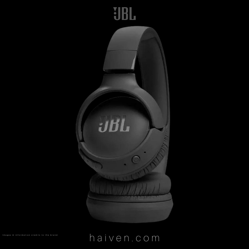 JBL T510 Wireless On-Ear Headphones with Mic Black