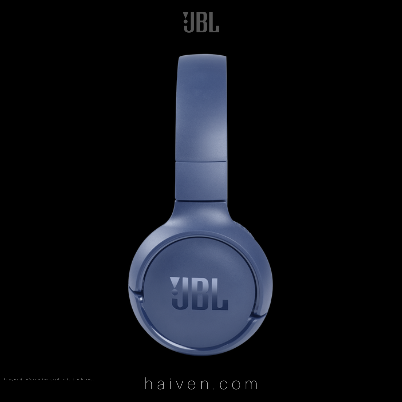 JBL T510 Wireless On-Ear Headphones with Mic Blue
