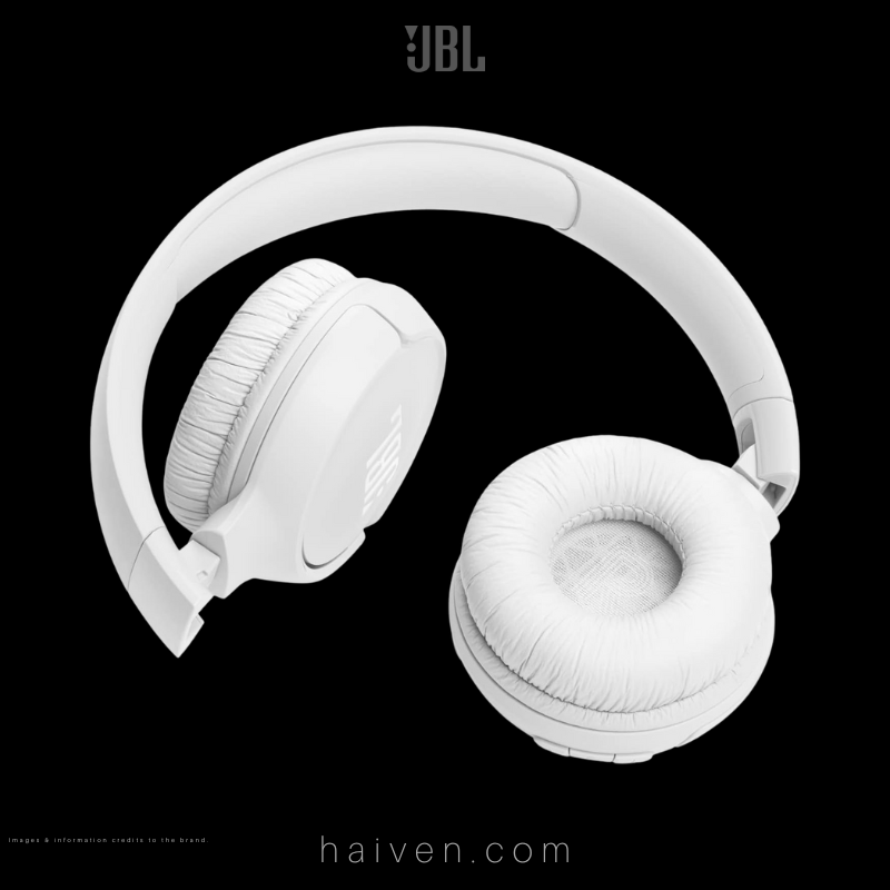 JBL T510 WIRELESS ON-EAR HEADPHONE WITH MIC White