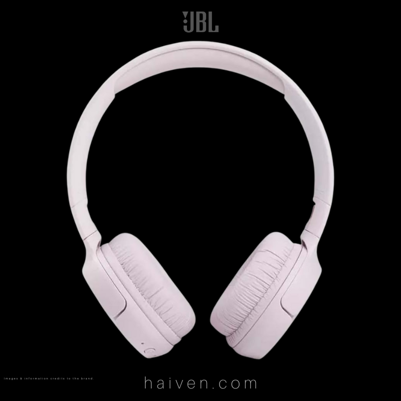 JBL T510 Wireless On-Ear Headphones with Mic Pink